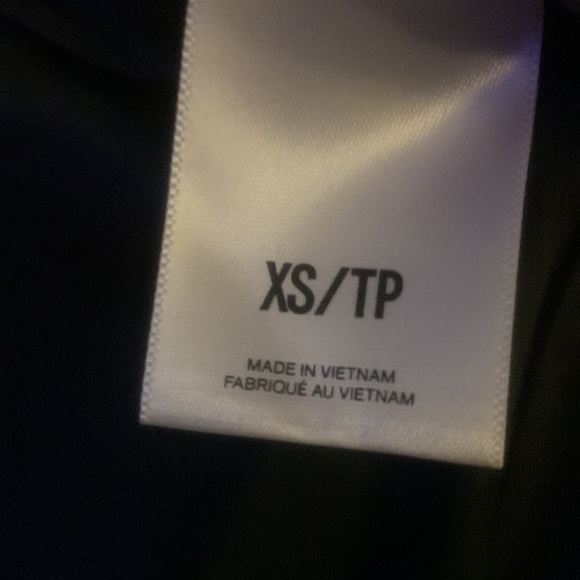 NWT Express size XS VEGAN LEATHER single button black jacket / blazer - Picture 12 of 14